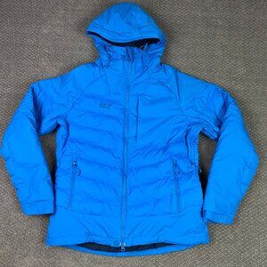 Jack Wolfskin Puffer Jacket Men's Large Recco Stormlock Microguard Down Fiber